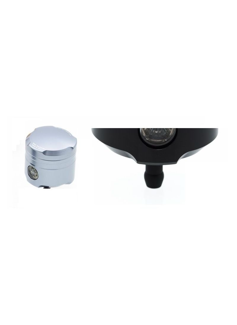 CNC Racing brake fluid reservoir titanium - straight outlet