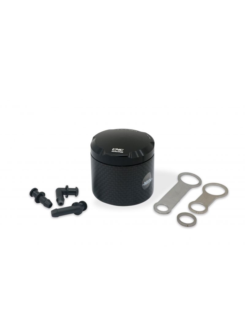 Carbon remvloeistof reservoir 25ml met aluminium deksel Triumph Street Triple 765R (2023+)