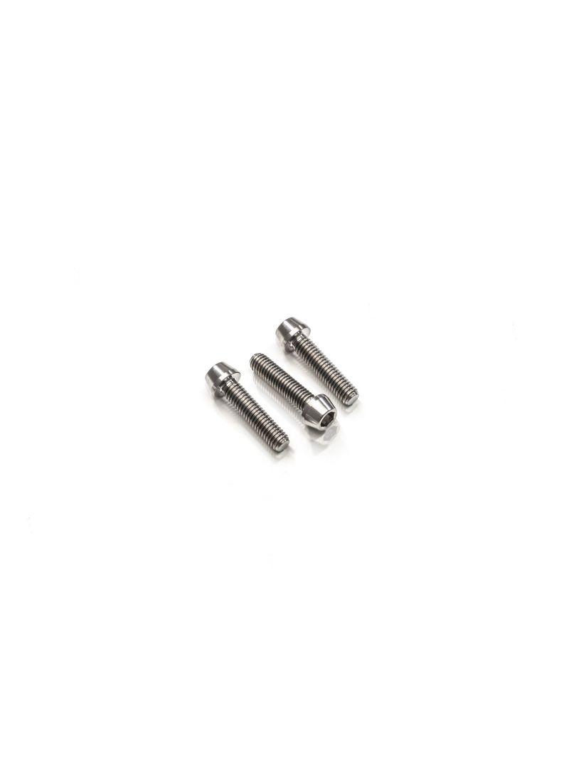 Boutenset top triple clamp M8x30 (3 stuks) - Titanium Ducati Streetfighter V4 (2020-2022)