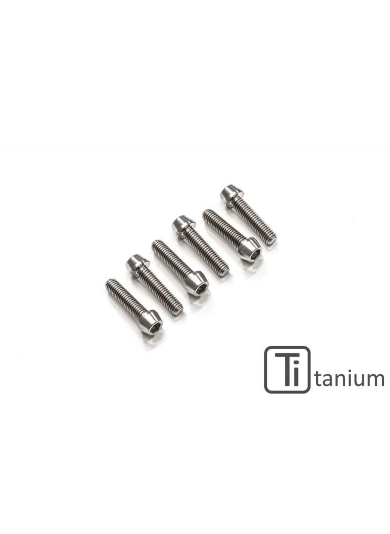 Bottom triple clamp screw kit M8x25 (6 stuk.) for Streetfighter 848 1098 - Titanium Ducati Streetfighter V4 S (2023+)