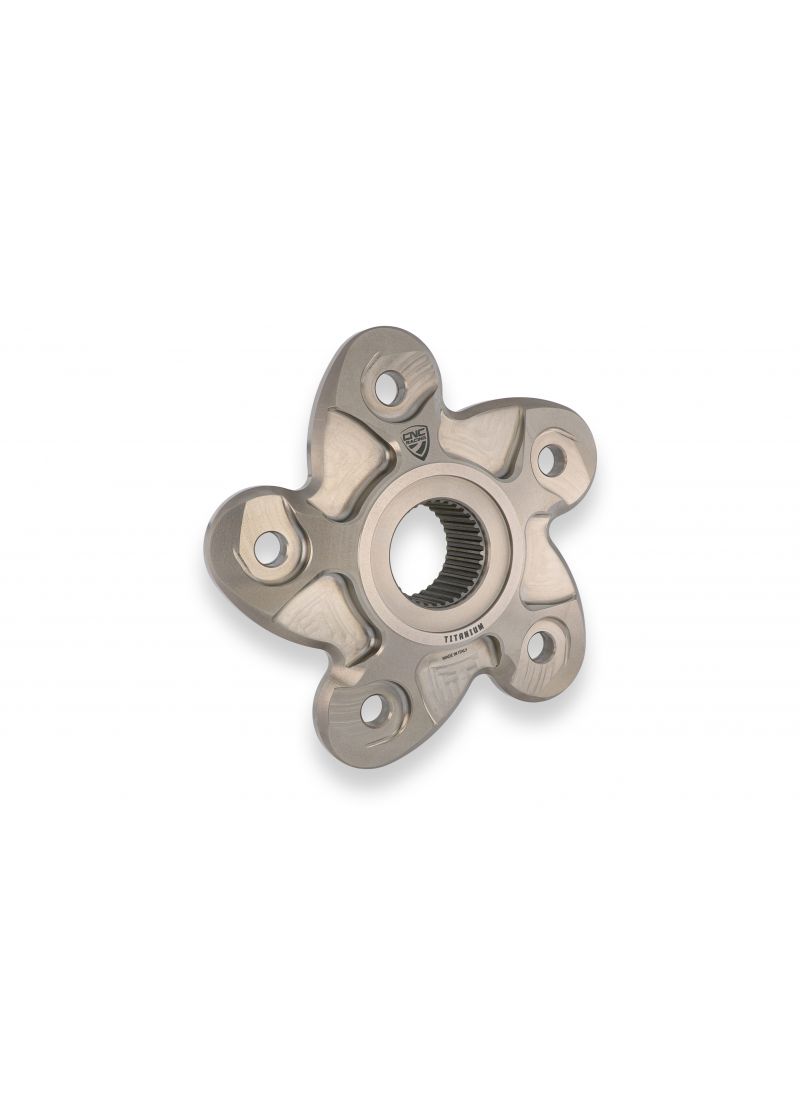 Titanium Achtertandwieldrager 5-bouts (smalle achteras) Ducati Hypermotard 1100 (2007-2012)