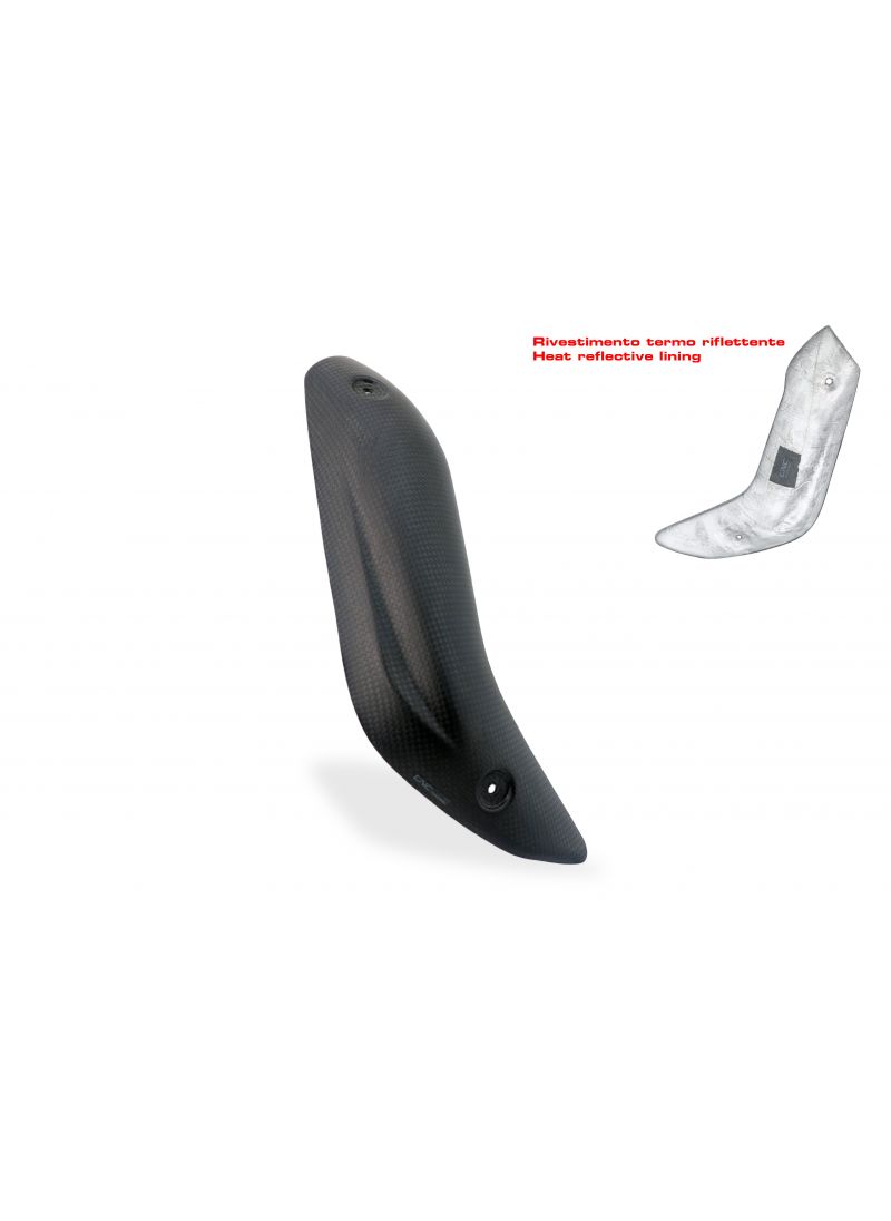 Carbon Heat Shield voor linkpipe Akrapovic Full System Ducati Multistrada V4 Pikes Peak (2025+)