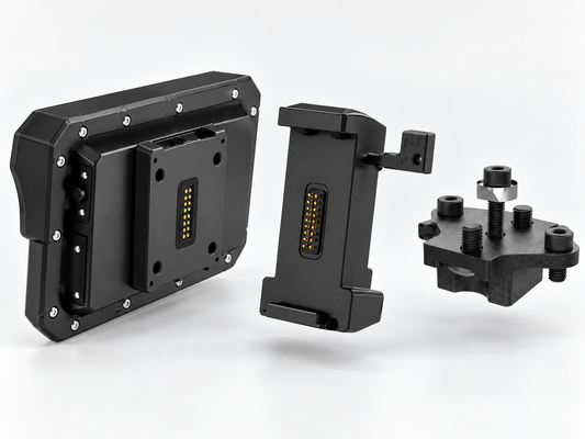 Carpuride 602 monteren op een Evotech navigatiesteun met de BM05-adapter