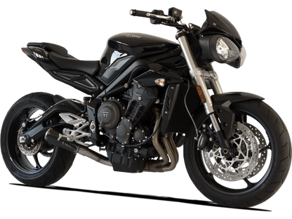 HP Corse uitlaat GP07 Black Triumph Street Triple 765 RS 2017-2022