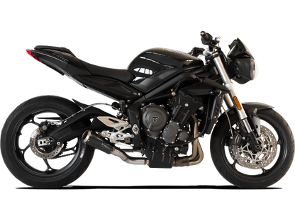 HP Corse uitlaat GP07 Black Triumph Street Triple 765 RS 2017-2022
