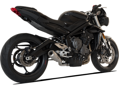 HP Corse uitlaat GP07 Satin Triumph Street Triple 765 2017-2022