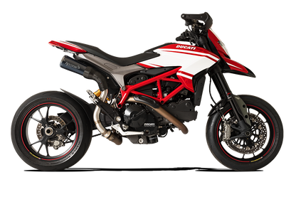 HP Corse uitlaat GP07 Black met open DBK Ducati Hypermotard 821 2013-2016