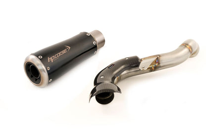 HP Corse uitlaat GP07 Black met open DBK Ducati Hypermotard 821 2013-2016