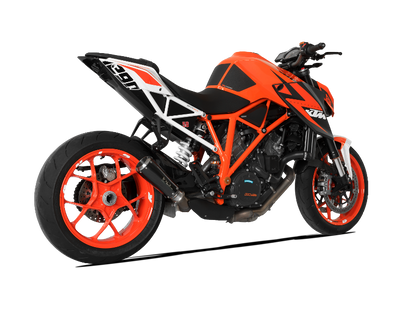 HP Corse uitlaat GP07 Black met open DBK KTM SuperDuke 1290 R 2014 -2016