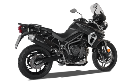 HP Corse uitlaat 4-Track R Black Triumph Tiger 800 XC 2015-2017