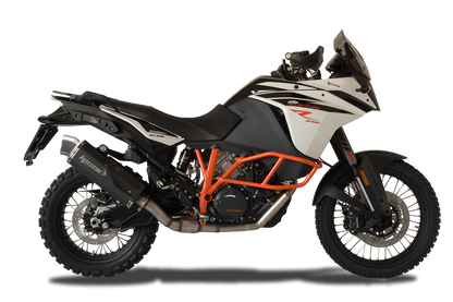 HP Corse uitlaat 4-Track R Black KTM Adventure 1050 2013-2016