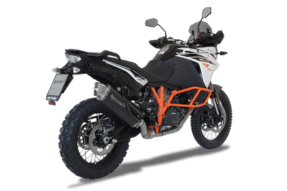 HP Corse uitlaat 4-Track R Black KTM Adventure 1050 2013-2016