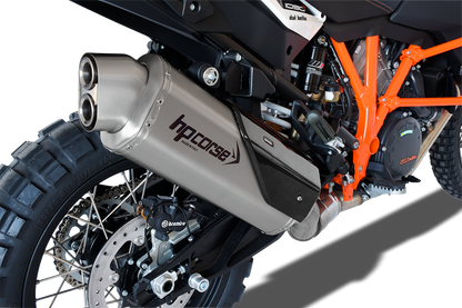 HP Corse uitlaat 4-Track R Satin KTM Adventure 1050 2013-2016