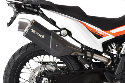HP Corse échappement 4 track r court noir ktm 790 Adventure R 2019-2024