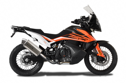 HP Corse uitlaat 4-Track R Short Satin - Racing Version KTM 790 Adventure R 2019-2024