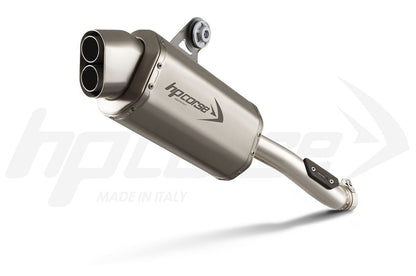 HP Corse uitlaat 4-Track R Short Satin - Racing Version KTM 790 Adventure R 2019-2024