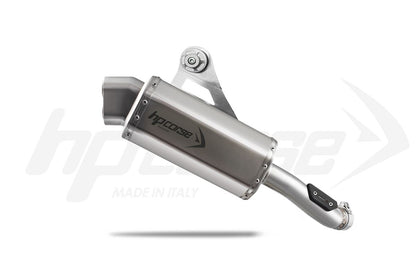 HP Corse uitlaat 4-Track R Short Satin - Racing Version KTM 790 Adventure R 2019-2024