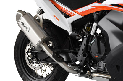 HP Corse uitlaat 4-Track R Short Satin - Racing Version KTM 790 Adventure R 2019-2024