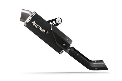 Outletdeal: HP CORSE 4-Track R – Zwart RVS Uitlaatdemper voor Honda CRF1100L Africa Twin (2020-2024)