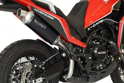HP Corse uitlaat SP-1 Short Black Titanium Moto Morini X-Cape 649 2021-2024