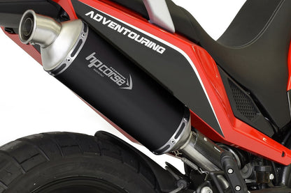 HP Corse uitlaat SP-1 Short Black Titanium Moto Morini X-Cape 649 2021-2024