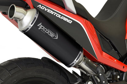 HP Corse uitlaat SP-1 Short Black Titanium Moto Morini X-Cape 649 2021-2024