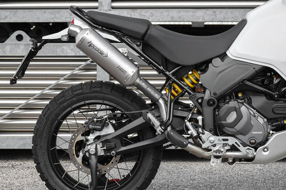 HP Corse uitlaat SP-1 Short Titanium (voor hoge montage) Ducati DesertX 2022-2024