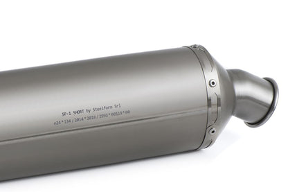 HP Corse uitlaat SP-1 Short Titanium (voor hoge montage) Ducati DesertX 2022-2024