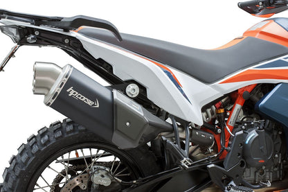 HP Corse Auspuff 4-Track R Short Black KTM 890 Abenteuer 2021-2024