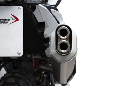 HP Corse Auspuff 4-Track R Short Satin KTM 890 Abenteuer 2021-2024