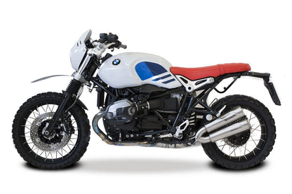 HP Corse Hydroform RS 300 dubbele slip-on uitlaat Satin BMW R Nine T Urban GS (2017-2020)