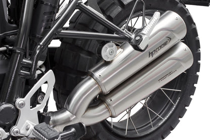 HP Corse Hydroform RS 300 dubbele slip-on uitlaat Satin BMW R Nine T Urban GS (2017-2020)