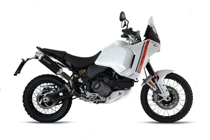 HP Corse uitlaat SP-1 Short Titanium Black (voor hoge montage) Ducati DesertX 2022-2024