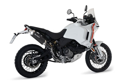 HP Corse uitlaat SP-1 Short Titanium Black (voor hoge montage) Ducati DesertX 2022-2024
