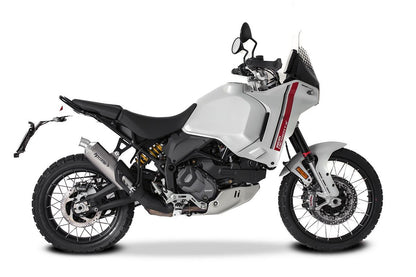 HP Corse uitlaat SP-1 Short Titanium (voor lage montage) Ducati DesertX 2022-2024