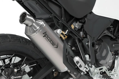 HP Corse uitlaat SP-1 Short Titanium (voor lage montage) Ducati DesertX 2022-2024