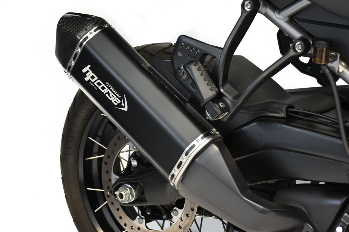 SPS Carbon 350 Black Titanium slip-on uitlaat Harley Davidson CVO Pan America 1250 (2021+)