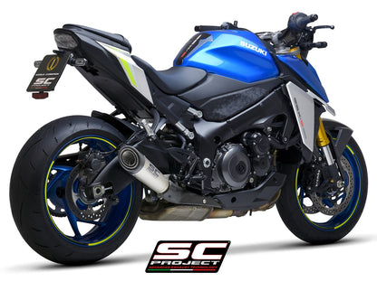 Proyecto SC S1 Echoos de titanio GSX-S1000 2021+