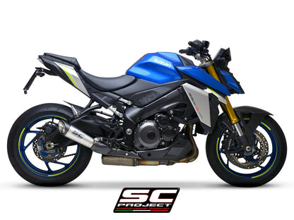 Proyecto SC S1 Echoos de titanio GSX-S1000 2021+