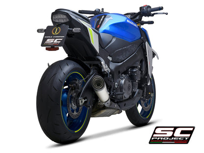 Proyecto SC S1 Echoos de titanio GSX-S1000 2021+