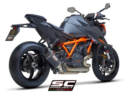SC1-R uitlaat KTM 1290 SuperDuke R 2020+ - Huls : Carbon