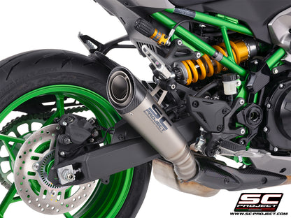 SC-Project S1 Titanium slip-on uitlaat Kawasaki Z900 (2025+)