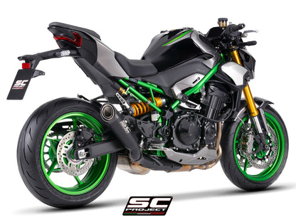 SC Project S1 Matt Black slip-on uitlaat Kawasaki Z900 (2025+)