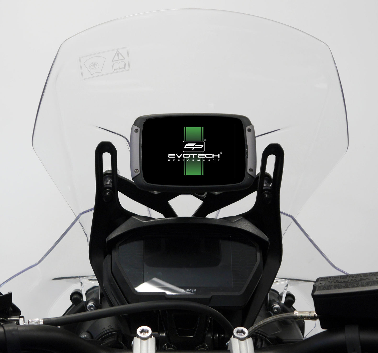 Evotech Tomtom Monte de navegación por satén - Triumph Tiger 800 XRX (2018-2020)