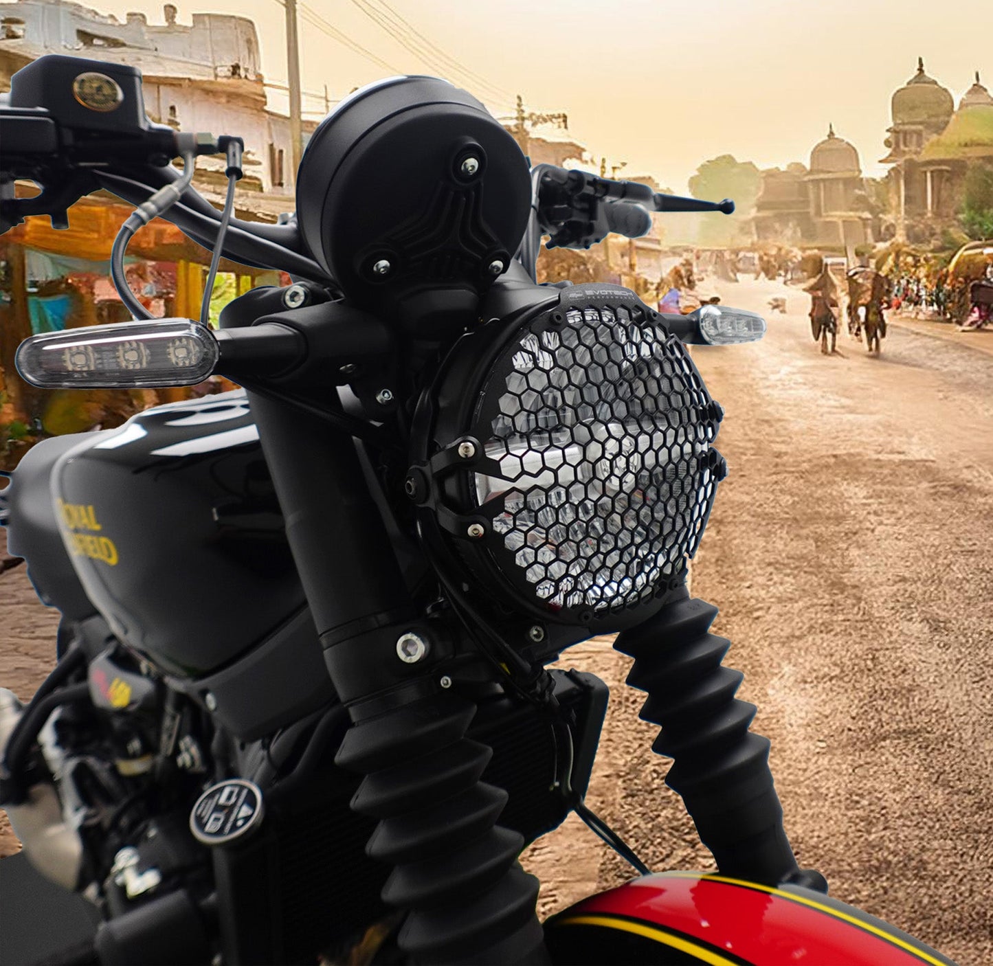 Evotech Koplamp Beschermer - Royal Enfield Guerrilla 450 (2024+)