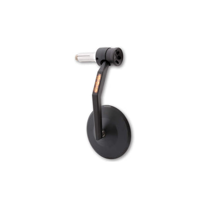 Miroir d'extrémité du guidon Highsider Montana RIM avec un signal de virage à LED / lumière de position