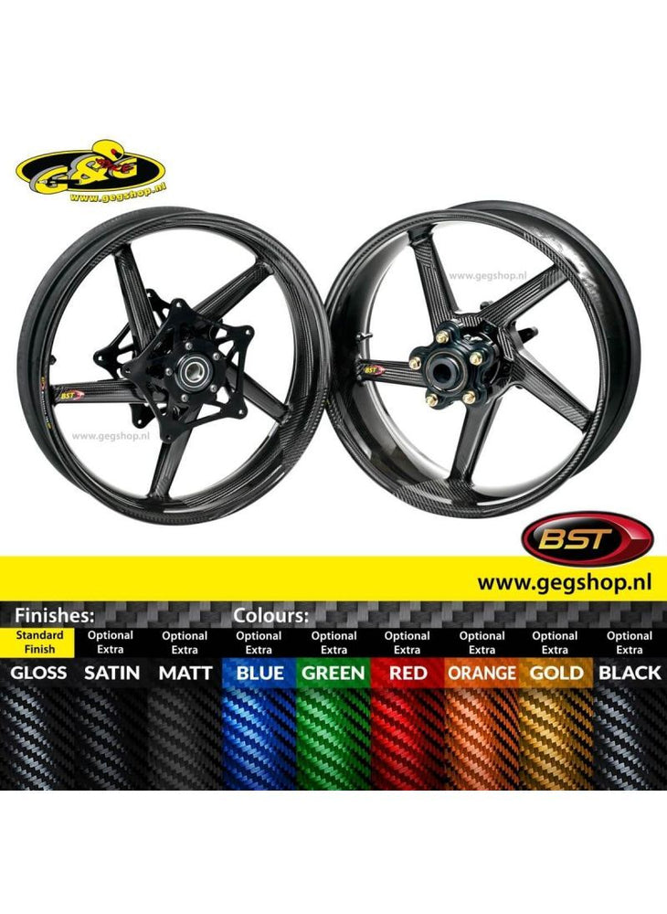 
                  
                    BST Carbon arrière Rim Black Diamond 5.5 x 17 "Suzuki TL1000S / TL1000R
                  
                