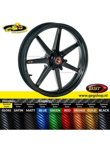 BST Carbon Voorvelg Mamba TEK 6,0 x 17" Suzuki GSXR1000 2017 - 2023