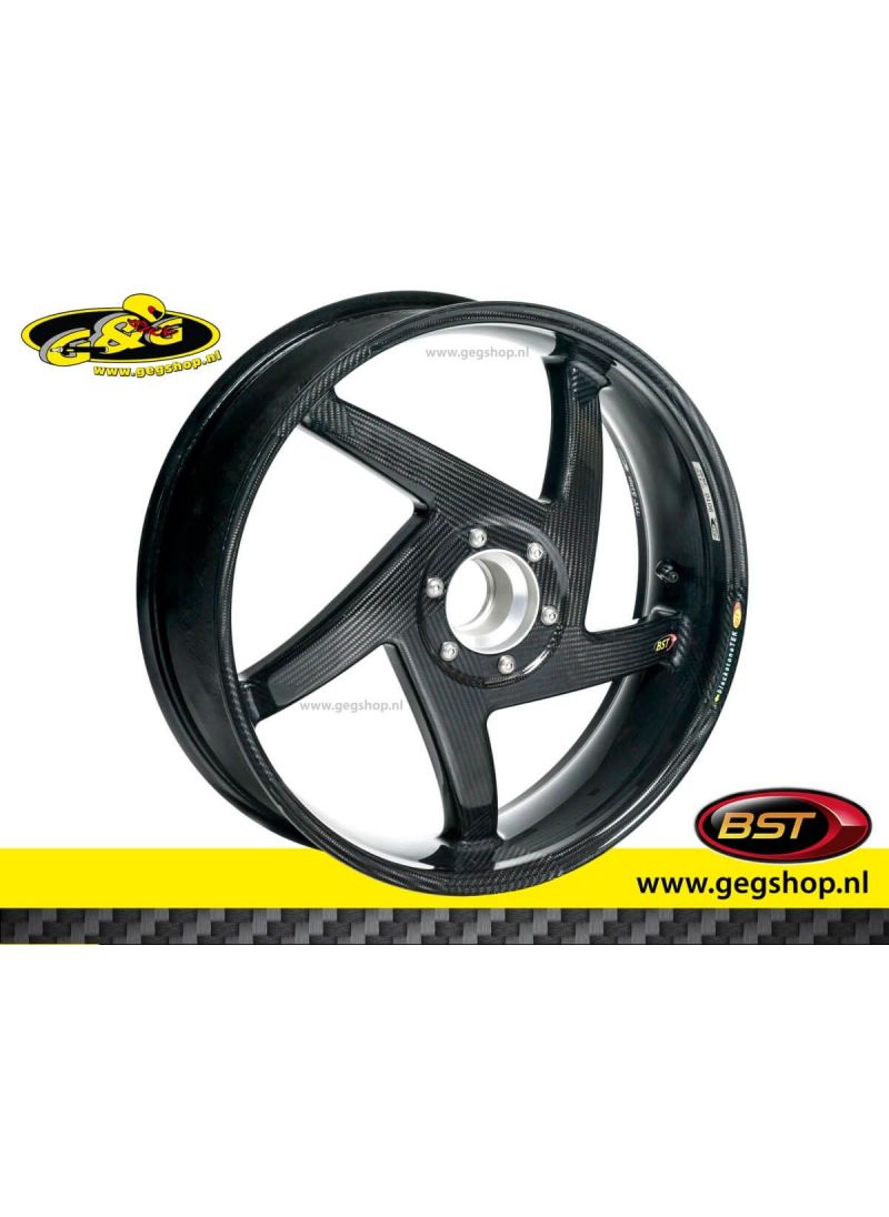 BST Carbon arrière Rim Black Diamond 5.75 x 17 "Triumph Speed ​​Triple 1050 2006 - 2007