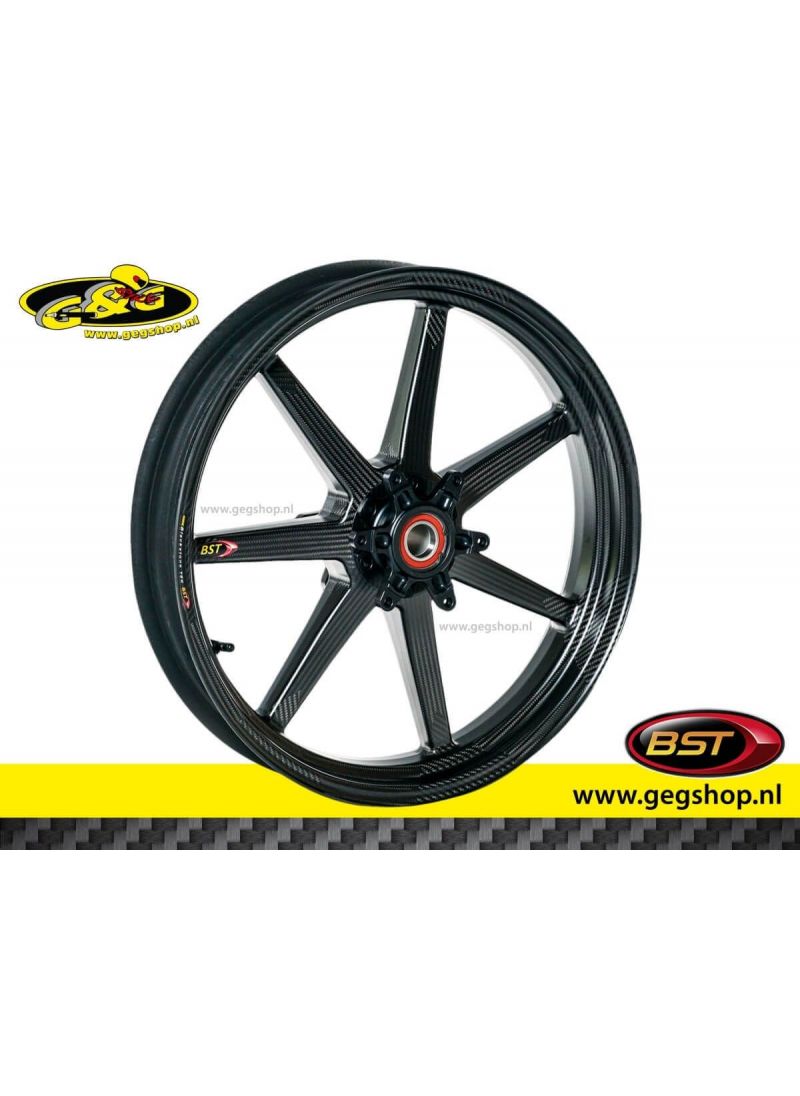 BST CARBON CORTE NEGRO Mamba 3.5 x 17 "Triumph Speed ​​Triple 1050 2008 - 2010